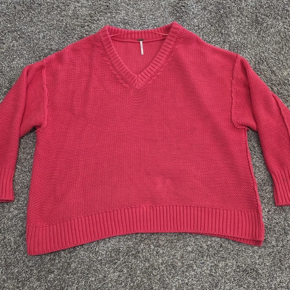 EUC Free People Allie V-neck Sweater